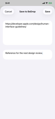 BeDrop Screenshot 3 of 4