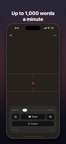 Max Read - Read Faster iPhone screenshot