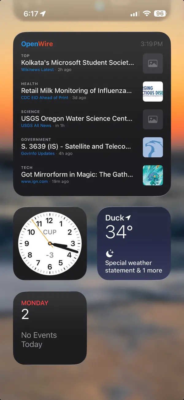 Screenshot #2 pour OpenWire RSS Reader