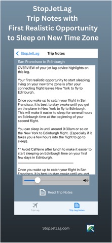 StopJetLag Screenshot 6 of 10