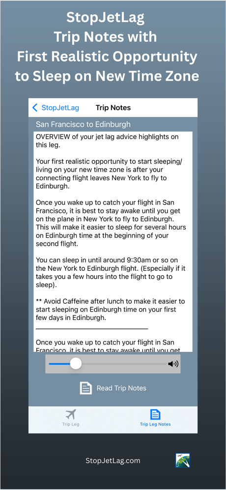StopJetLag screenshot 6