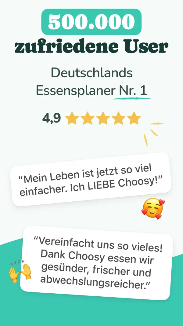 Choosy: Essensplaner & Rezepte iPhone App Screenshot 9 – Essen und Trinken