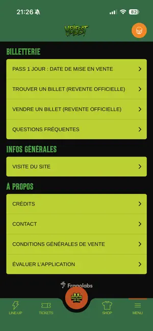 Hellfest 2026 iPhone screenshot 6