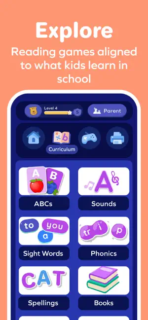 Splash Reading: Games for Kids screenshot 2