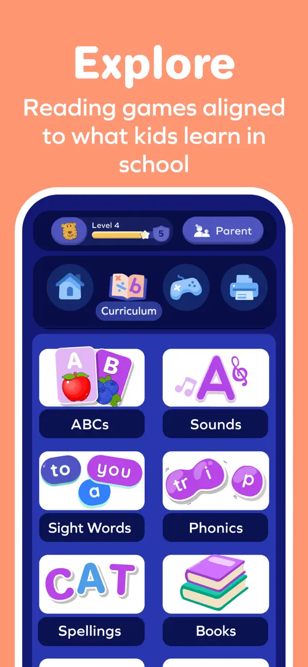 Screenshot #2 pour Reading Apps For Kids A - Z 2+