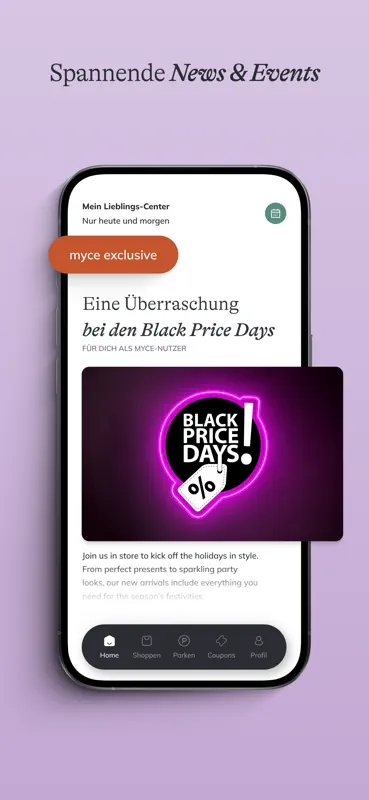 myce – Mein Center screenshot 4 of 5