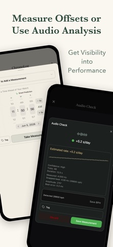 ChronoLog • Watch Accuracy iPhone screenshot