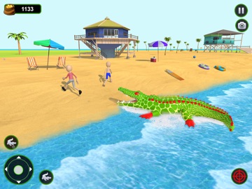 Beach Crocodile Wildlife Sim iPad screenshot