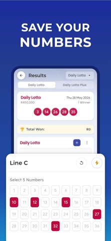 My Lotto South Africa iPhone screenshot 2