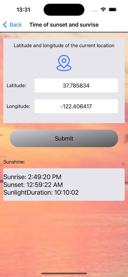 Sunshine Duration 
                        2024年11月19日23点已下架