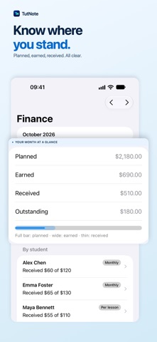 TutNote: Tutor Planner Screenshot 2 of 6