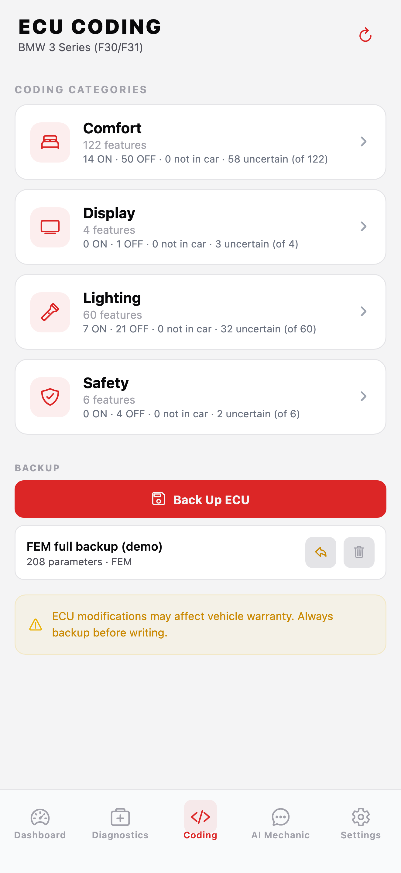 CarCoding: OBD2 Car Scanner screenshot 8