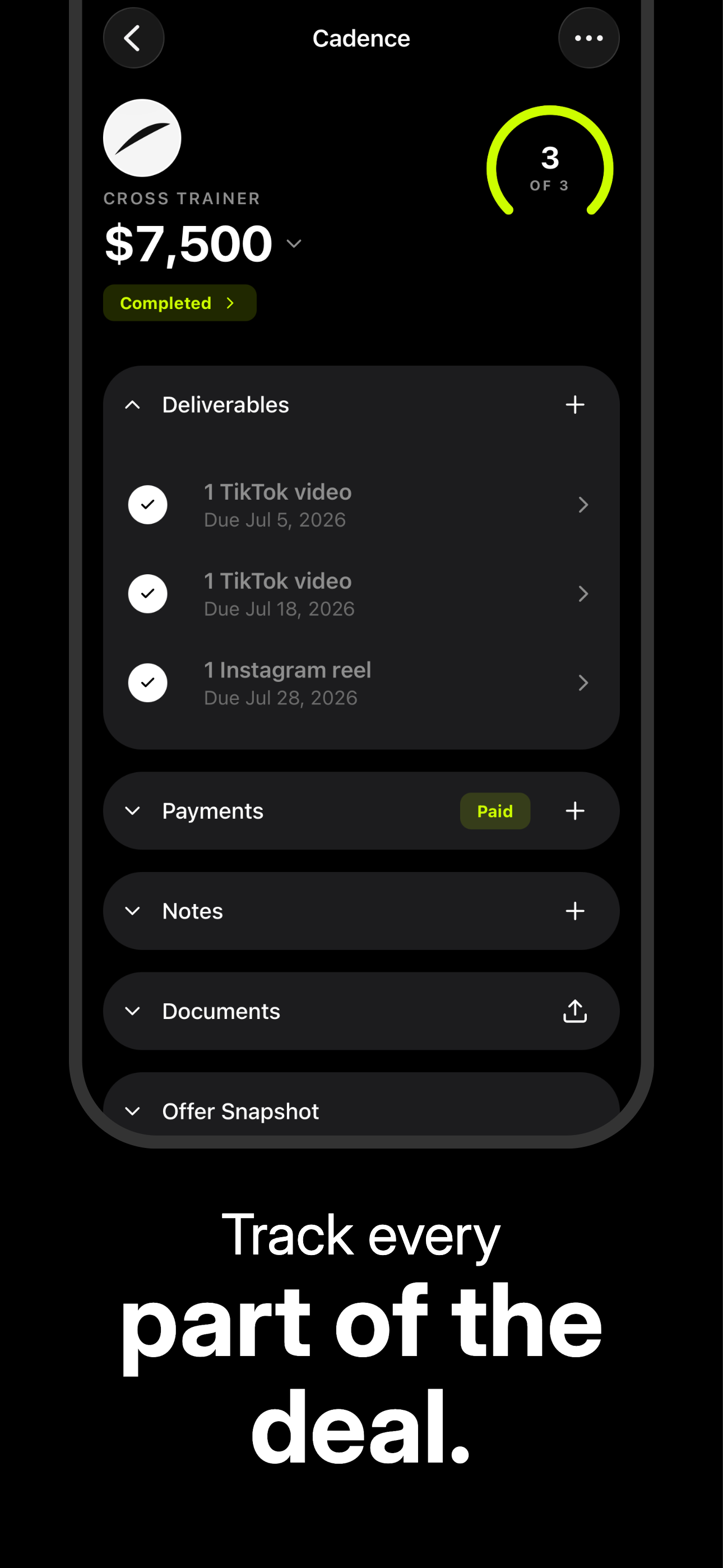 Brand Deal Manager - Rhythm screenshot 5
