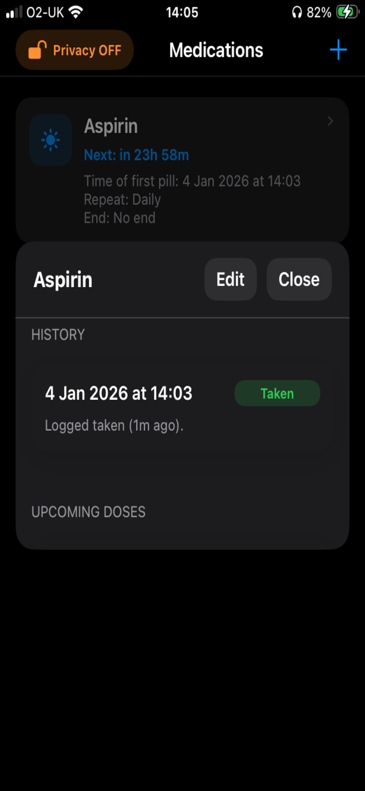Minimalist Pill Reminder