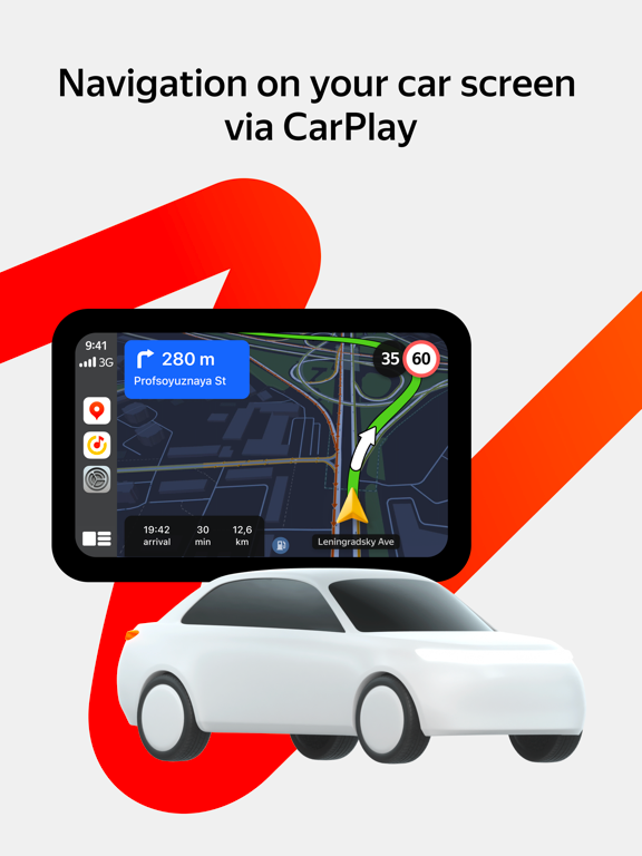 Yandex Maps & Navigator iPad screenshot 8 - Navigation app