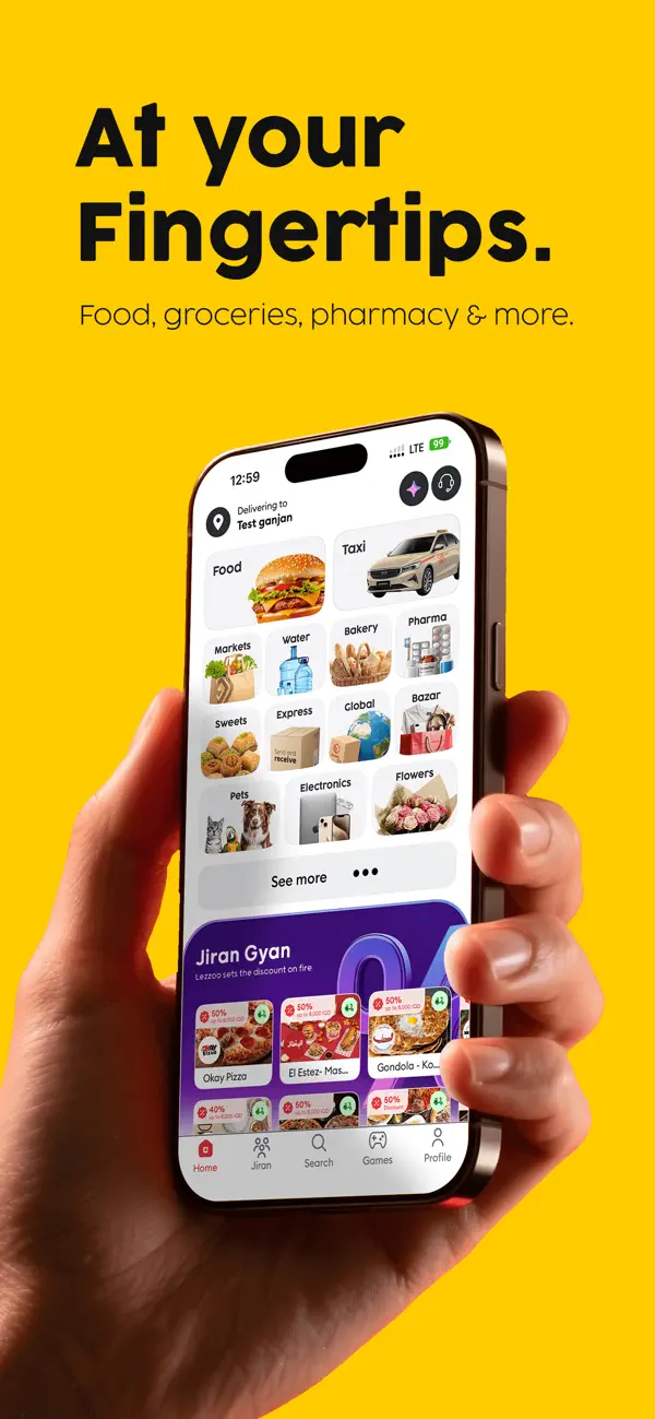 Screenshot #2 pour Lezzoo:Food & Grocery Delivery