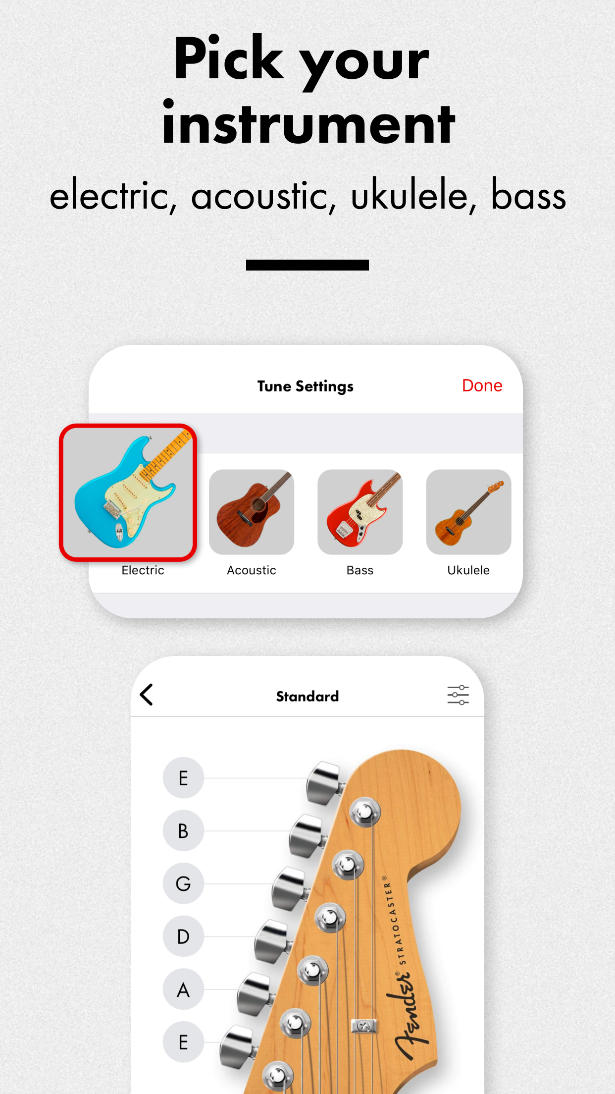 Fender Tune: Guitar Tuner App screenshot 3