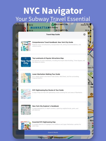 NYC Subway MTA Map iPad screenshot