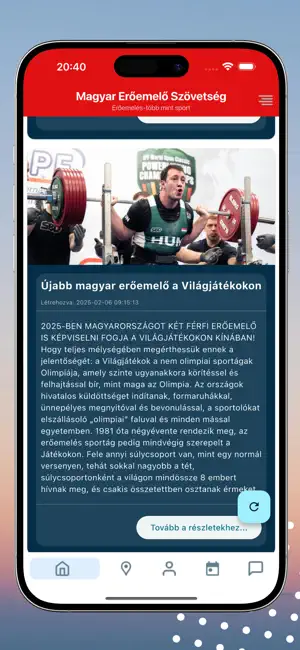 Magyar Erőemelő Szövetség screenshot 2