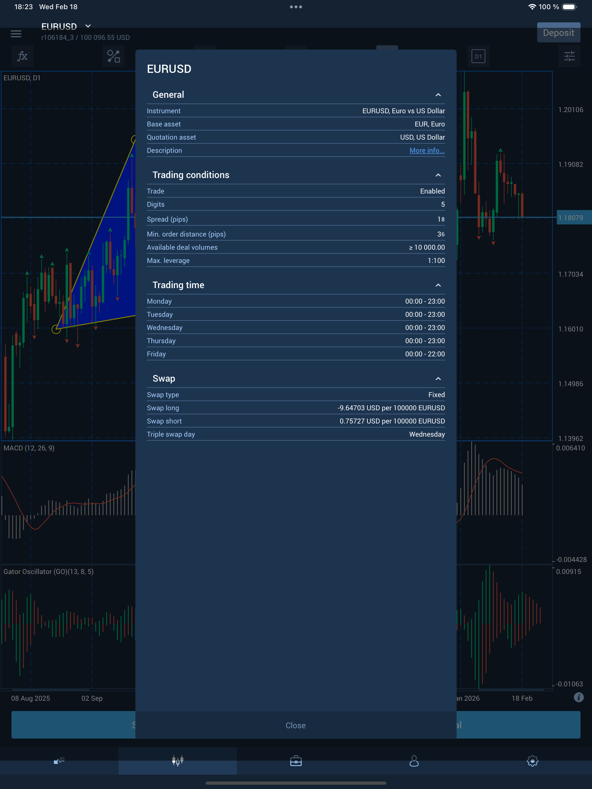 NetTradeX: IFC Markets Ltd App screenshot 13