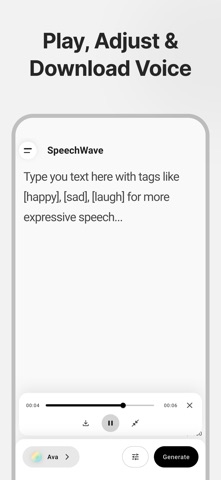 SpeechWave: Expressive AI TTS Screenshot 7 of 8