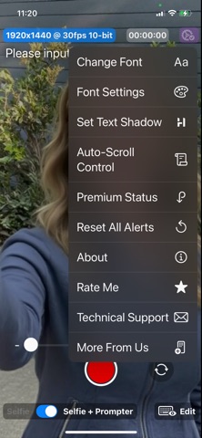 Selfie Prompter screenshot