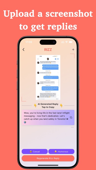 Rizz AI - Dating Wingman App Screenshot