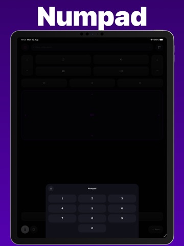 Remote for Roku • iPad screenshot