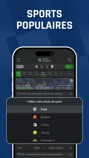 Capture d'écran de Match En Direct - Live Score sur iPhone 8