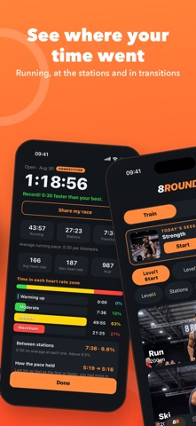 8Round: HYROX Race Simulator screenshot 3