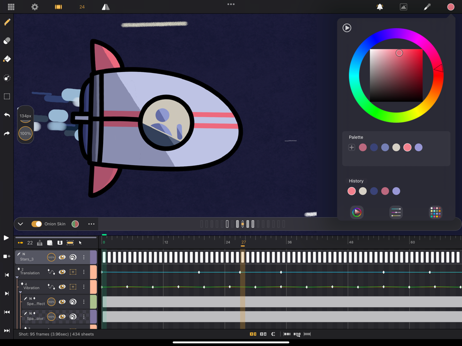 #3. Callipeg: 2D Animation App (iOS) Által: Enoben