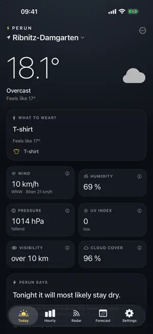 Perun Weather screenshot 2