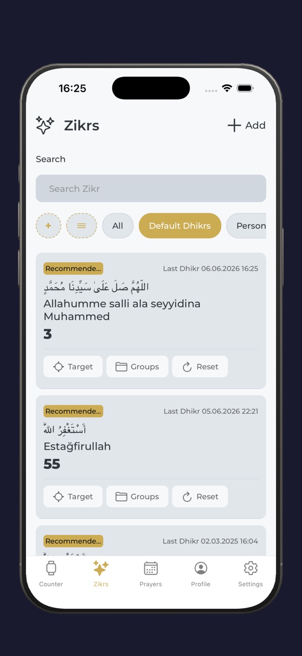 iPhone screenshot
