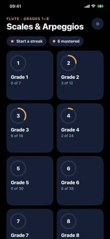 Flute Scales & Arpeggios Screenshot 1 of 5
