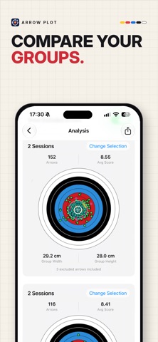 Archery Scoring - Arrow Plot Screenshot 3 of 7