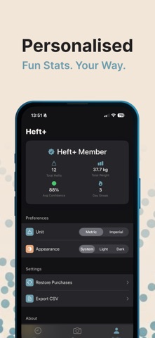 Heft - Estimate Weight AI Screenshot 5 of 6