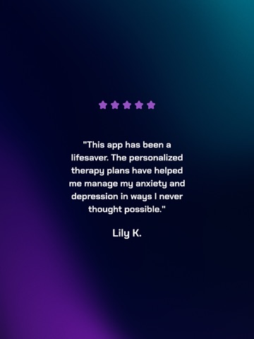AI Psychotherapy iPad screenshot