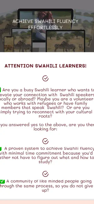 LSN: Swahili Made Easy screenshot 3