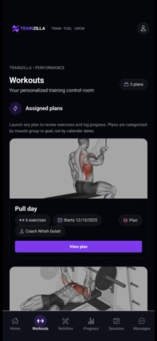 TrainZilla for Clients screenshot