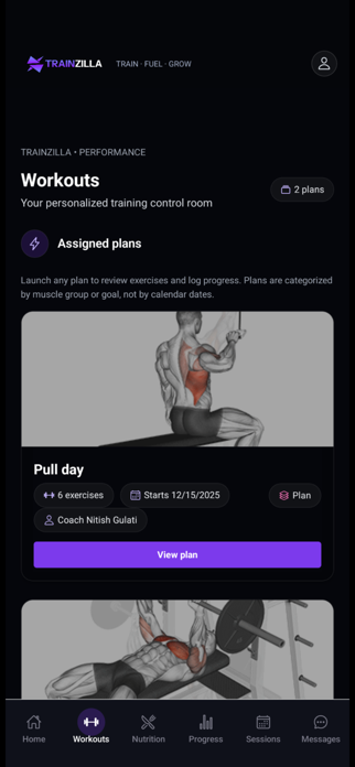 TrainZilla for Clients Screenshot 1 of 6