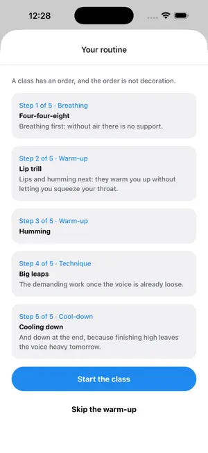 canta: learn to sing in tune screenshot 2