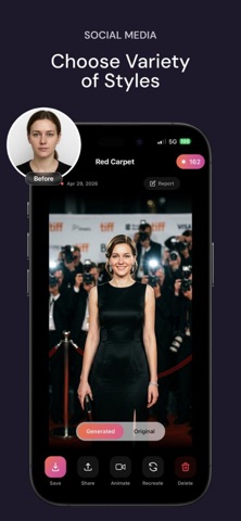 MONA AI: Portrait & Headshot iPhone screenshot