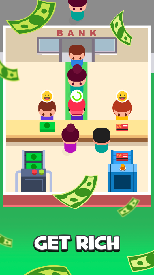 #4. Money Dash: Idle Banking Game (iOS) Podle: Veloxia