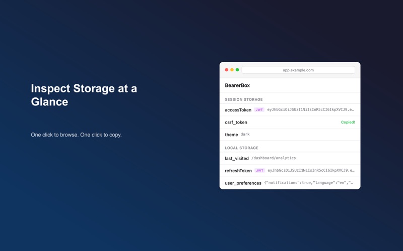 BearerBox: Browser DevTools screenshot