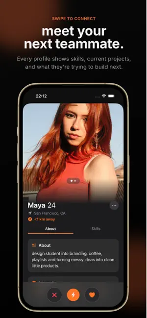 Buildr: Cofounder & Team Match screenshot 1