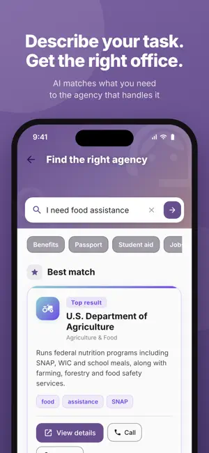 Gov't Departments and Agencies screenshot 2