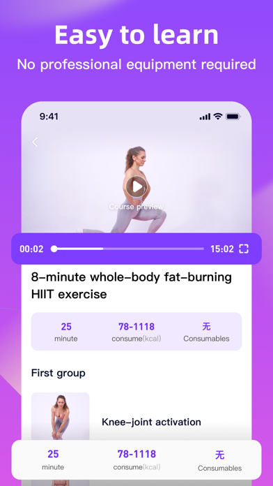 DailyFit-Fitness Workouts Screenshot