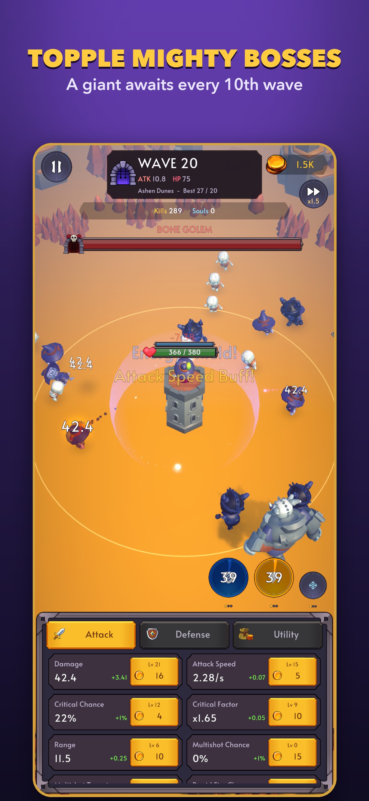 Screenshot 7 of Mage Castle Idle Defense