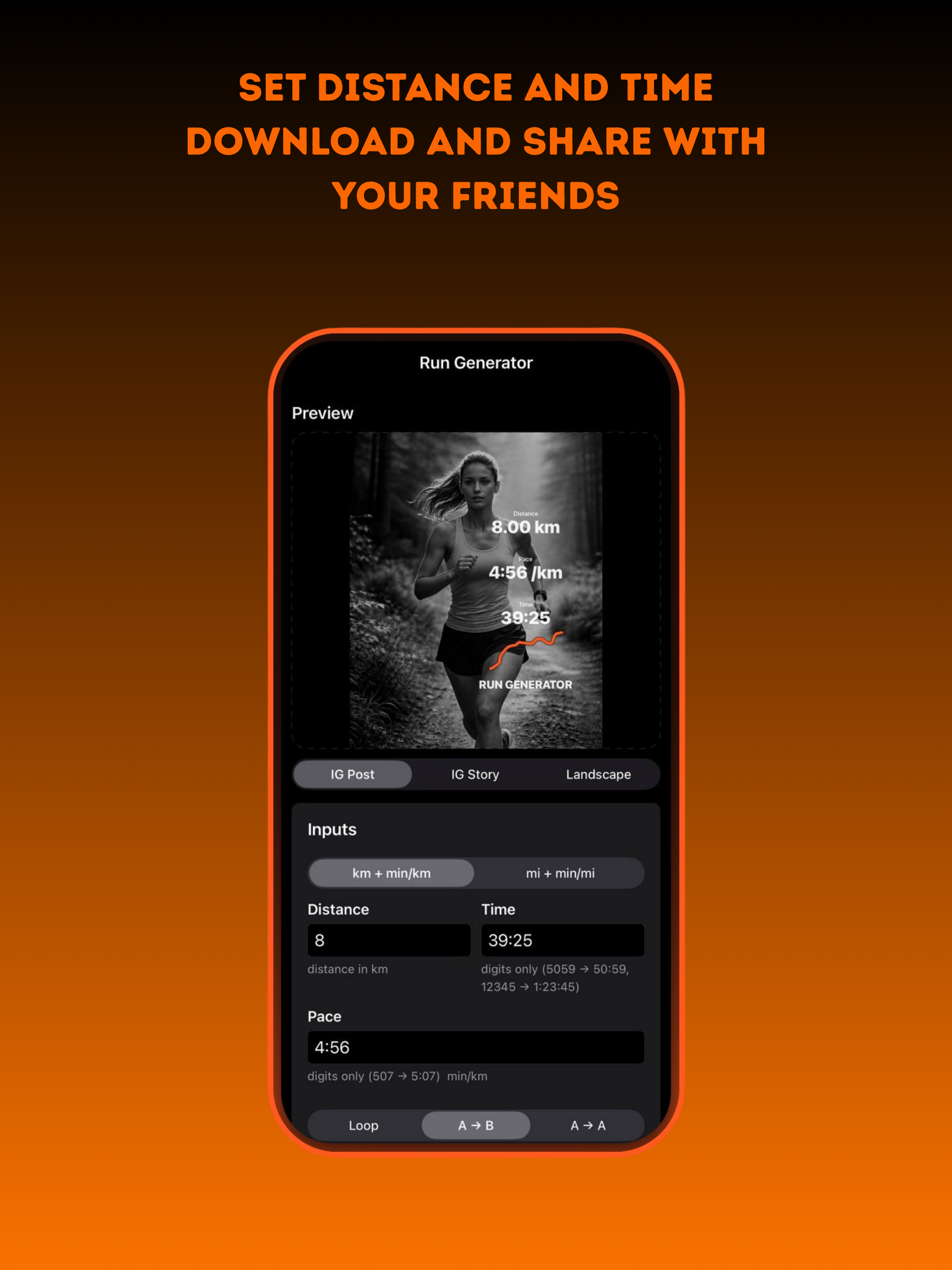 Run Generator