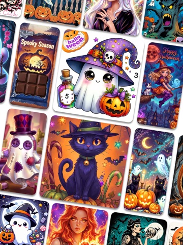Halloween Color by Number Game